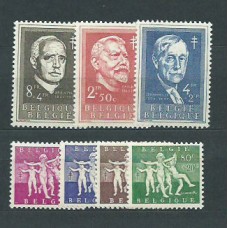 Belgica - Correo 1955 Yvert 979/85 ** Mnh Pro-tuberculosos