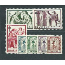 Belgica - Correo 1956 Yvert 998/1004 * Mh Pro-tuberculosos