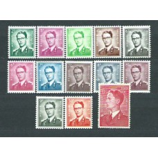 Belgica - Correo 1958 Yvert 1066/75 **/* Mnh/Mh Balduino I