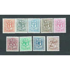 Belgica - Servicio Yvert 47/56A ** Mnh