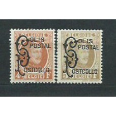 Belgica - Paquetes Postales 1928 Yvert 168/9 (*) Mng