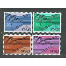 Belgica - Paquetes Postales 1976 Yvert 428/31 ** Mnh Trenes