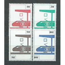 Belgica - Paquetes Postales 1982 Yvert 455/8 ** Mnh Trenes