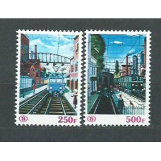 Belgica - Paquetes Postales 1985 Yvert 459/60 ** Mnh Trenes