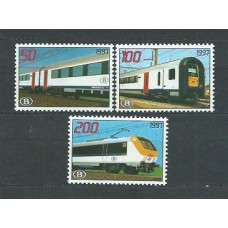 Belgica - Paquetes Postales 1997 Yvert 468/70 ** Mnh Trenes