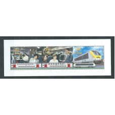 Belgica - Paquetes Postales 2004 Yvert 504/6 ** Mnh Trenes