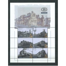 Belgica - Paquetes Postales 2006 Yvert 521/6 ** Mnh Trenes