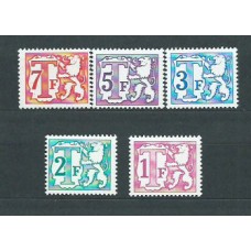 Belgica - Taxa Yvert 66a/70Aa ** Mnh