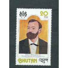 Bhutan - Correo Yvert 519 ** Mnh  Alfred Nobel