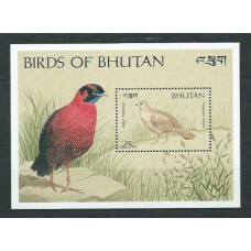 Bhutan - Hojas Yvert 313 ** Mnh Aves