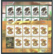Bielorusia - Correo 2008 Yvert 636/7 Minipliego ** Mnh Setas