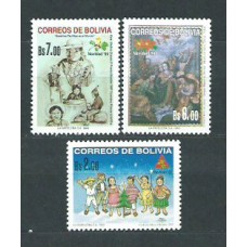 Bolivia - Correo 1999 Yvert 1033/5 ** Mnh Navidad