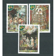 Bolivia - Correo 2006 Yvert 1246/8 ** Mnh Navidad