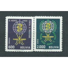 Bolivia - Correo 1962 Yvert 434+A.226 ** Mnh Medicina Paludismo