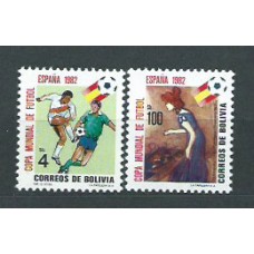 Bolivia - Correo 1982 Yvert 622/3 ** Mnh Deportes. Fútbol