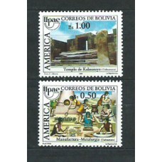 Bolivia 1989 Upaep Yvert 735/6 ** Mnh