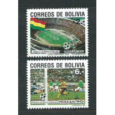 Bolivia - Correo 1990 Yvert 750/1 ** Mnh Deportes. Fútbol
