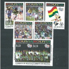 Bolivia - Correo 1994 Yvert 856/62 ** Mnh Deportes. Fútbol