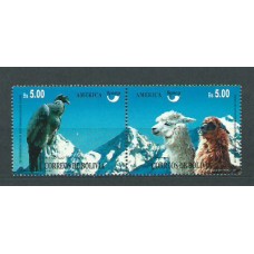 Bolivia - Correo 1995 Yvert 896/7 ** Mnh Upaep