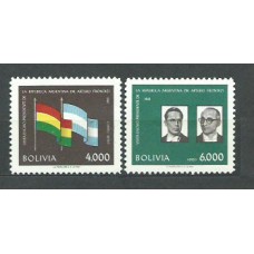 Bolivia - Aereo Yvert 209/10 ** Mnh Banderas