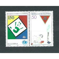 Bosnia - Correo 1996 Yvert 185/6 ** Mnh UNICEF