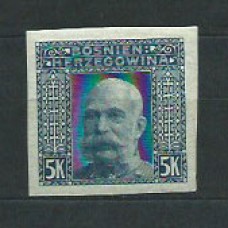 Bosnia - Correo 1906 Yvert 44 sin dentar * Mh Frco. José I