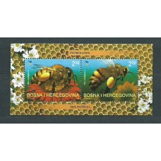 Bosnia - Hojas Yvert 22 ** Mnh Fauna insectos