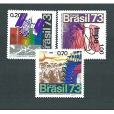 Brasil - Correo 1973 Yvert 1038/40 ** Mnh