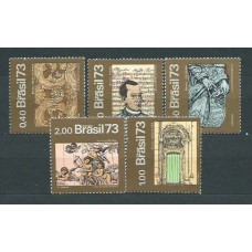 Brasil - Correo 1973 Yvert 1070/4 ** Mnh Arte Barroco