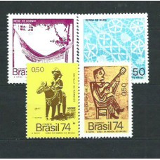 Brasil - Correo 1974 Yvert 1118/21 ** Mnh Arte