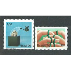 Brasil - Correo 1976 Yvert 1190/1 ** Mnh Arte