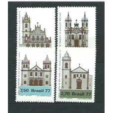 Brasil - Correo 1977 Yvert 1297/300 ** Mnh Iglesias