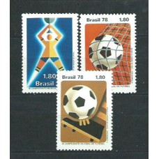 Brasil - Correo 1977 Yvert 1302/4 ** Mnh Deportes. Fútbol