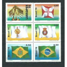 Brasil - Correo 1978 Yvert 1330/4 ** Mnh Exposición Filatelica