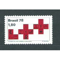 Brasil - Correo 1978 Yvert 1349 ** Mnh Cruz Roja