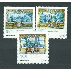 Brasil - Correo 1979 Yvert 1401/3 ** Mnh Navidad