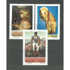 Brasil - Correo 1980 Yvert 1422/4 ** Mnh Pinturas