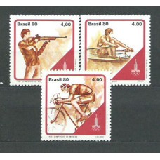 Brasil - Correo 1980 Yvert 1432/4 ** Mnh Deportes. Olimpiadas de Moscu