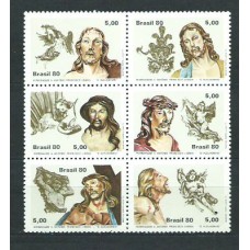 Brasil - Correo 1980 Yvert 1455/60 ** Mnh Personajes