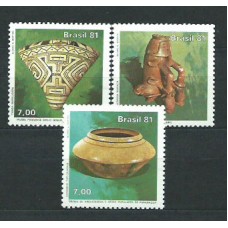 Brasil - Correo 1981 Yvert 1470/2 ** Mnh Arqueologia