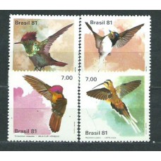 Brasil - Correo 1981 Yvert 1473/6 ** Mnh Fauna. Aves