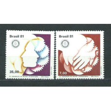 Brasil - Correo 1981 Yvert 1477/8 ** Mnh Rotary