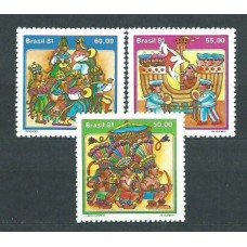 Brasil - Correo 1981 Yvert 1490/2 ** Mnh Danzas