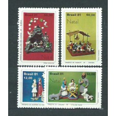 Brasil - Correo 1981 Yvert 1505/8 ** Mnh Navidad