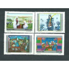 Brasil - Correo 1984 Yvert 1706/9 ** Mnh Navidad