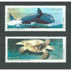 Brasil - Correo 1987 Yvert 1835/6 ** Mnh Fauna.