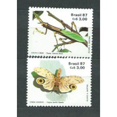 Brasil - Correo 1987 Yvert 1840/1 ** Mnh Fauna