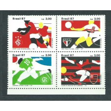 Brasil - Correo 1987 Yvert 1848/51 ** Mnh Deportes. Fútbol