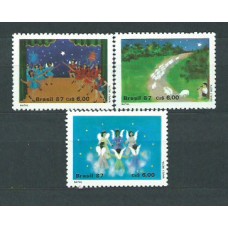 Brasil - Correo 1987 Yvert 1857/9 ** Mnh Navidad