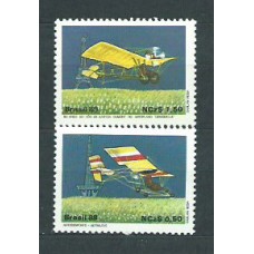 Brasil - Correo 1989 Yvert 1925/6 ** Mnh Avión